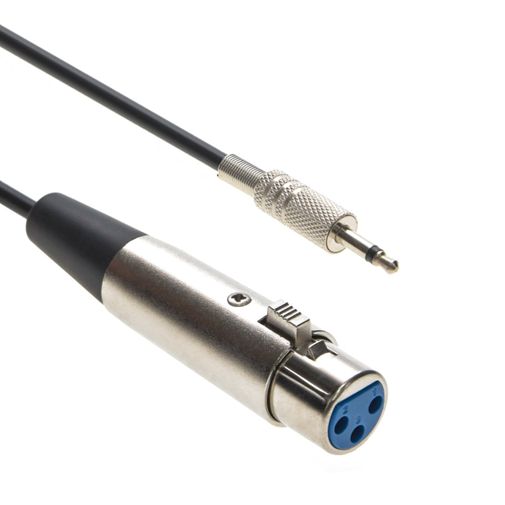 XLR Female to 3.5mmm Mono Male Cable XLR Female to 3.5mmm Mono Male Cable